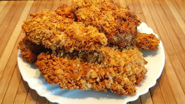 Pollo Rebozado, Crujiente en Freidora de Aire. @Recetaslinakysylenko