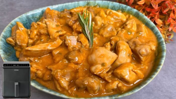 Pollo Tikka Masala en freidora de aire, receta deliciosa y sencilla #freidoradeaire #airfryer