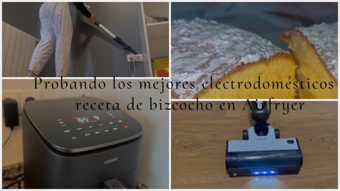 Probando los mejores electrodomésticos, Freidora de Aire Cosori+rec de bizcocho y aspiradora Levoit✨