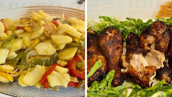 RECETAS CON FREIDORA de aire MUSLOS de POLLO 🍗!! y Olla GM!! Patatas 🥔 PANADERAS a lo POBRE!!!