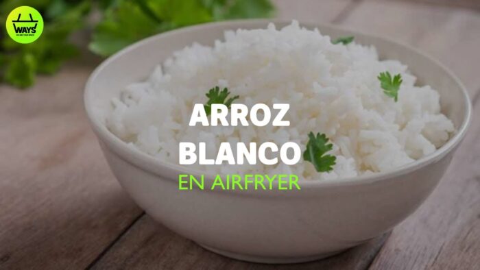🍚 Receta De ARROZ BLANCO En Airfryer | RECETAS Freidora De Aire ✅