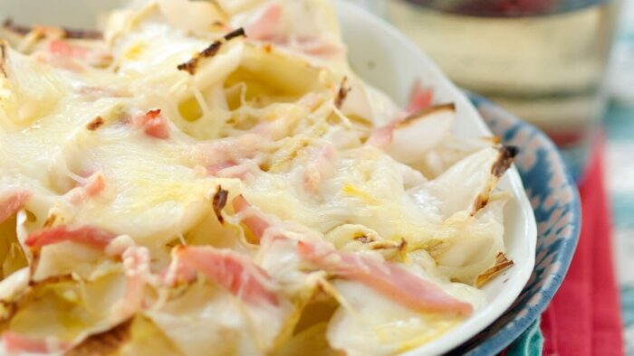 Receta : Endivias con jamón en la Thermomix