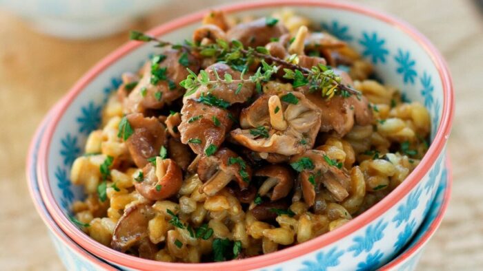 Receta : Risotto de champiñones Thermomix