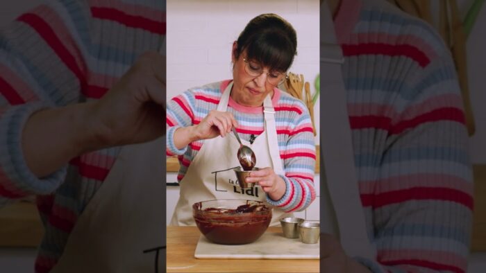 Receta de coulant de chocolate en freidora de aire #shorts