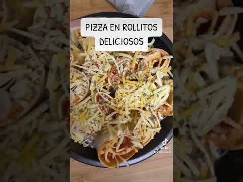 Rollitos de Pizza en Airfryer *freidora de aire* #freidoradeaire #airfryer #pizza #recetafacil