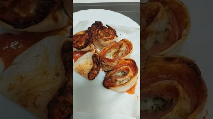 Rollitos de Pizza en freidora de aire