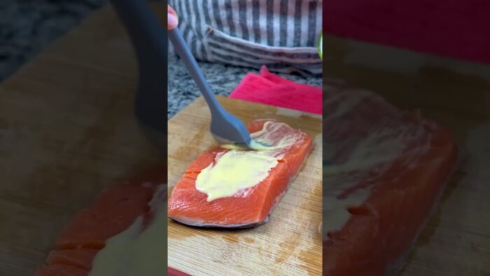 SALMÓN EN FREIDORA DE AIRE🍣Fácil, rápido y rico [COMIARTE 2023]#salmon #yogurtgriego