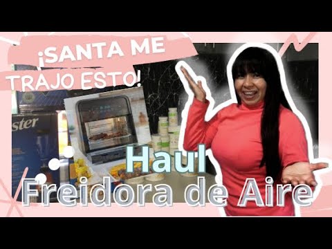 Santa me trajo varios electrodomésticos y una freidora de aire/ Te muestro cómo funciona
