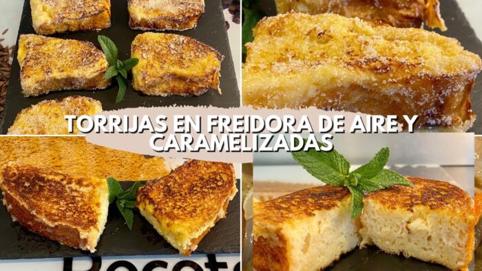 TORRIJAS y que Torrijas!! Con FREIDORA de AIRE y CARAMELIZADAS!! 🤤🤤👌👍!!