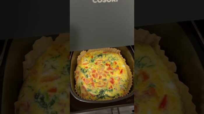 TORTILLA EN AIRFRYER FREIDORA DE AIRE OMELETTE FRITTATA RECETA