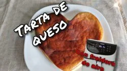 Tarta de queso en freidora de aire