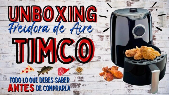 UNBOXING FREIDORA de AIRE TIMCO 🍟 TODO lo que DEBES SABER ANTES de COMPRAR una #AIRFRYER