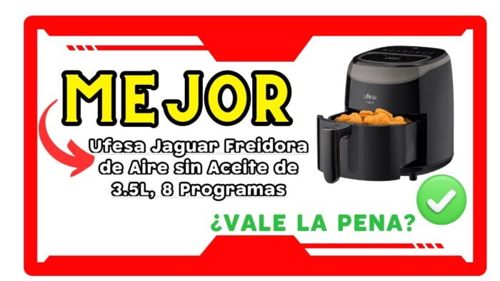 🍟🌱 Ufesa Jaguar: Freidora de Aire 3.5L para Cocina Saludable –