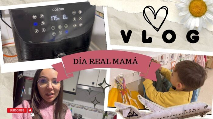 💖VLOG-🎒Vamos al COLE/ 🛒Compra DIARIA- 👌SALMÓN en Freidora de aire COSORI buenísimo!