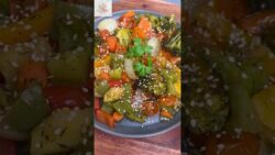 Verduras en freidora de aire  #receta #airfryer