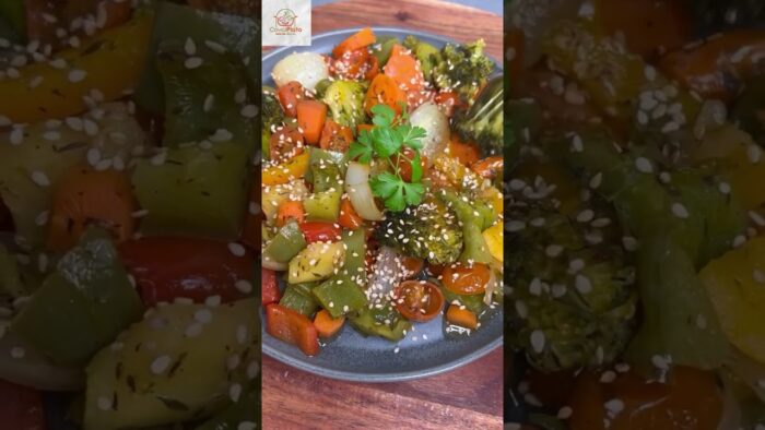 Verduras en freidora de aire #receta #airfryer