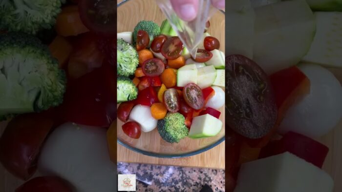 Verduras preparadas en freidora de aire, ¡¡muy jugosas!! #recetas #airfryer