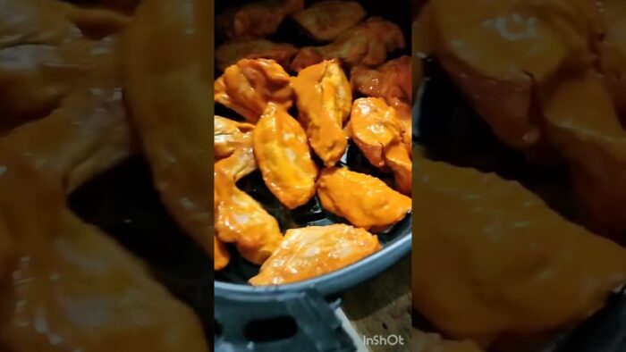 alitas en freidora de aire gourmina 🐔🐓🐥🐤