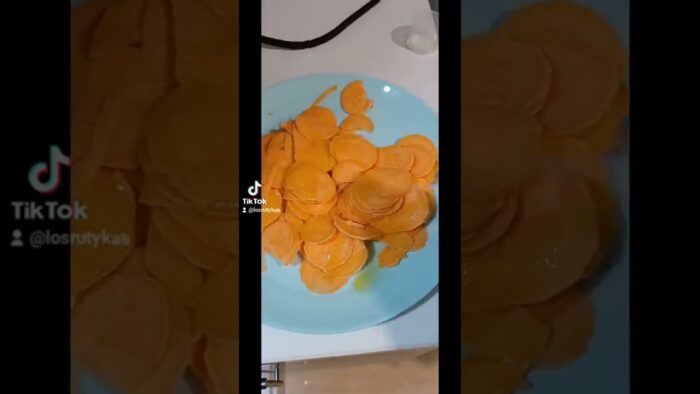 chips de batata en freidora de aire /lidl