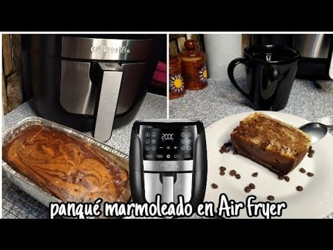 panqué marmoleado – En Freidora de aire Gourmia #airfryer