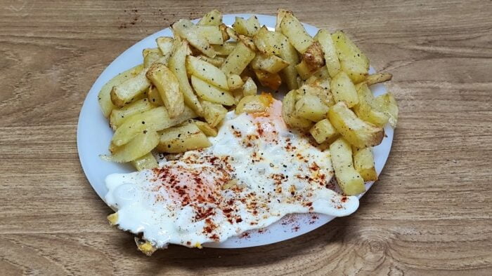 patatas fritas en freidora de aire versus microondas LG, en cual quedará mejor??