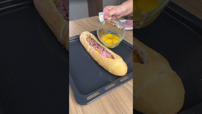 ¡Solo pon todo dentro del pan y llévalo al horno!
