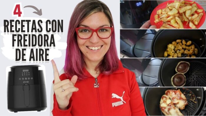 4 Recetas FREIDORA DE AIRE Fáciles *Opinión FREIDORA de AIRE EVVO* Air fryer