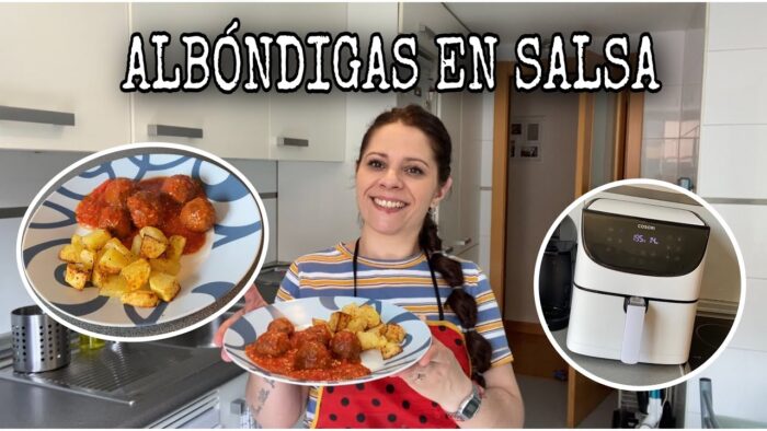 🍛ALBÓNDIGAS EN SALSA🍛 // Cocina con AirFryer de COSORI // Rápido, fácil y económico
