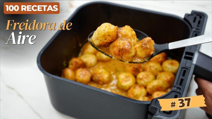 🐣✨ ALBÓNDIGAS de Pollo en FREIDORA de AIRE ¡Te van a FLIPAR! Receta Sencilla y Exquisita 😍