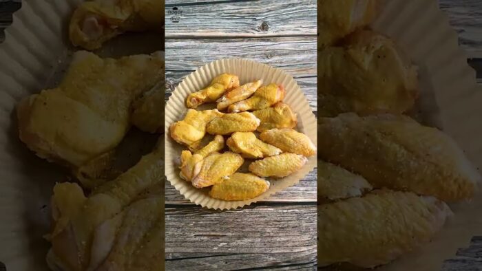 Alitas en freidora de aire