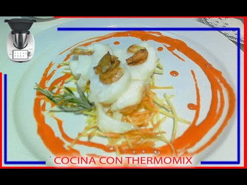BACALAO EN SALSA DE PIMIENTOS  RECETA CON THERMOMIX