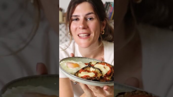 Berenjenas a la parmesana sin gluten | Receta freidora de aire | Receta Keto con Laura