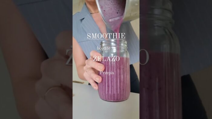Borówkowy KOKTAJL bogaty w ŻELAZO! Przepis na Thermomix