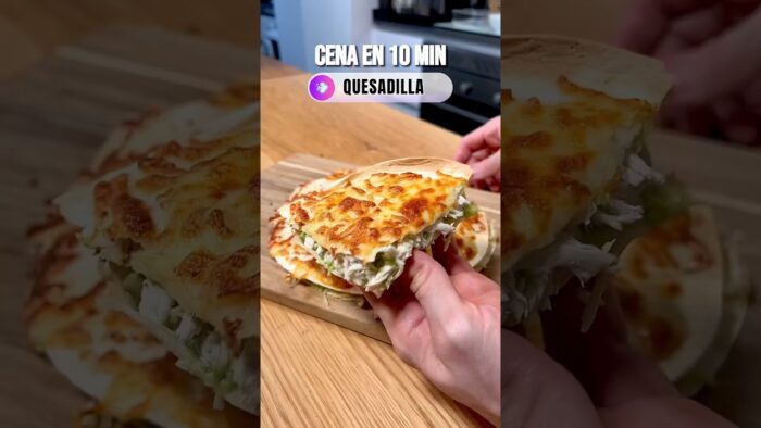 CENA EN 10 MINUTOS EN LA AIRFRYER con esta QUESADILLA #receta #airfryer #recetas