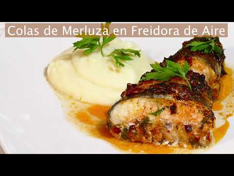 🐠 COLAS de MERLUZA en FREIDORA de AIRE 💨
