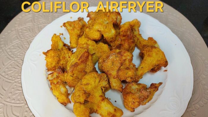 COLIFLOR REBOZADA EN FREIDORA DE AIRE, Crujientes y Deliciosas, Airfryer