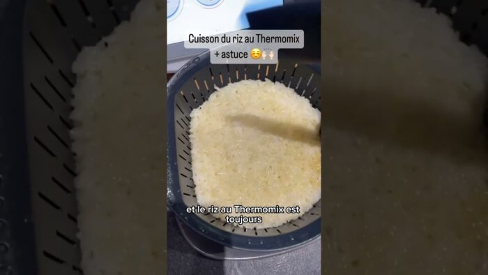 CUISSON DU RIZ AU THERMOMIX + ASTUCE AVEC LE PANIER CUISSON / Instagram : @just_uneviesaine