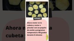 Calabacín rebozado crujiente en freidora de aire ¡La receta perfecta para snacks saludables! #shorts
