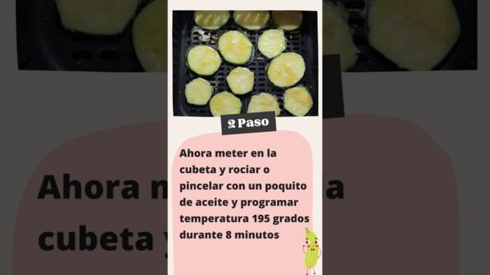 Calabacín rebozado crujiente en freidora de aire ¡La receta perfecta para snacks saludables! #shorts