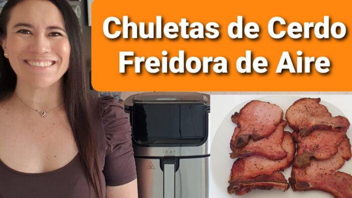 Chuletas de Cerdo Freidora de Aire