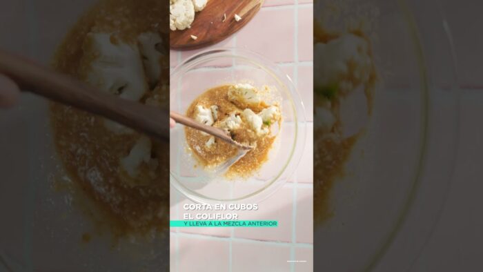 Coliflor crocante en air fryer con Crema Libre Alquería | Recetas Alquería