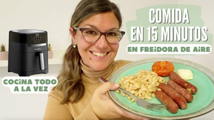 Comida en 15 MINUTOS en FREIDORA de AIRE *Recetas AIR FRYER Easy Fry&Grill Moulinex*