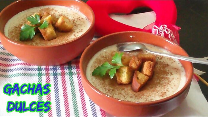 Como Hacer Gachas Dulces//THERMOMIX