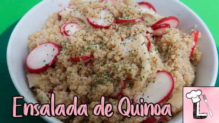 Como hacer ENSALADA DE QUINOA CON HINOJO Y RABANITOS | Receta Thermomix