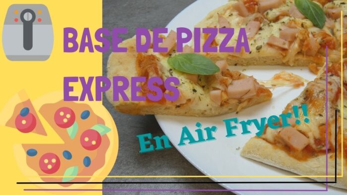 🍕Cómo hacer PIZZA RÁPIDA en AIR FRYER – Receta de freidora de aire🍕