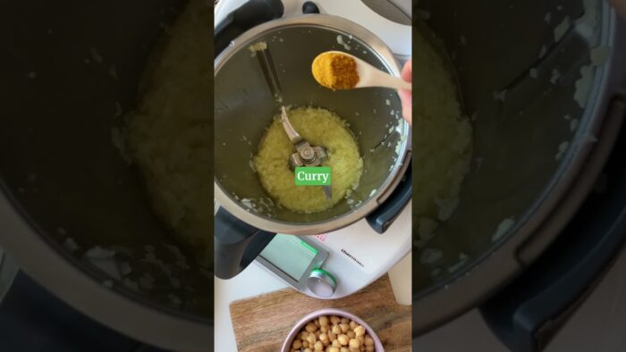 Curry vegano y delicioso en #thermomix #shorts