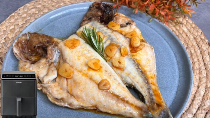 Dorada en freidora de aire, ¡¡ muy jugosa y fácil de preparar!!