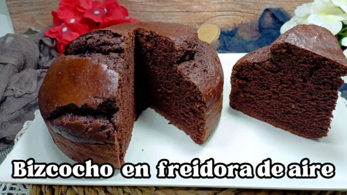 🍰 El mejor BIZCOCHO DE CHOCOLATE en FREIDORA DE AIRE 😍