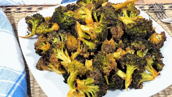 🥦 En el HORNO o en la FREIDORA de AIRE❗ RECETA SALUDABLE con BRÓCOLI 🥦 FÁCIL y RÁPIDA