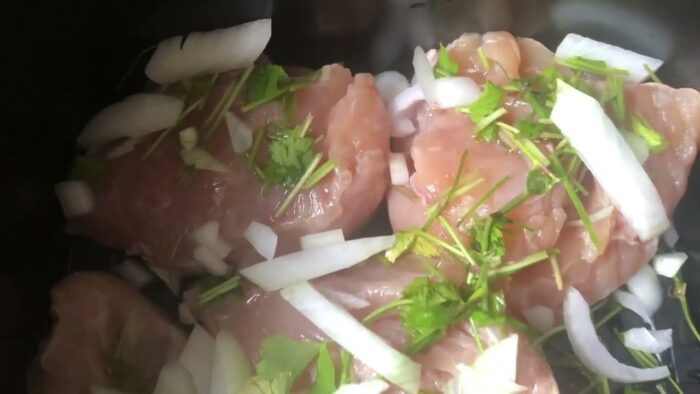 FREIDORA AL AIRE – 4 LITROS – POLLO DESHUESADO #chile #freidoradeaire #cocina #kitchen #freidora